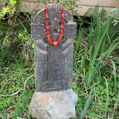 Genuine Red Coral Chunky Necklace