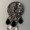 Art Nouveau Antique Silver / Bird Lady Broach